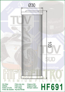 Filtru ulei HIFLO pentru motociclete HF691 - AJP 250, CSC 250, Fantic 250, Honley 250 - Img 4