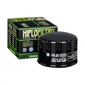 Filtru ulei moto HIFLO pentru motociclete, HF184 - Scooter Piaggio 400,500 - Scooter Aprilia 400,500 - Scuter Peugeot 400,500 - Img 1