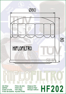 Filtru ulei moto HIFLO pentru motociclete, HF202 - Honda VF400,500,700,750,1000 - Kawasaki EX400,500, VN750 - Img 2