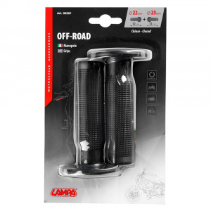 Pachet Manere negre motocicleta OFF-ROAD, Lampa, Negru - Img 2