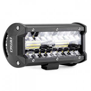 Proiector LED pentru Off-Road, ATV, SSV, cu doua fluxuri de lumina, culoare 6500K, 120W, tensiune 9 - 36V, dimensiuni 170 x 74 x 63 mm - Img 1