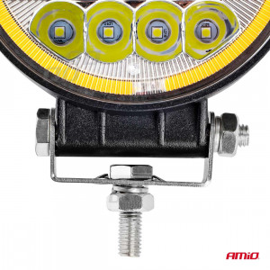 Proiector LED pentru Off-Road, ATV, SSV, cu functie de semnalizare, culoare 6500K, 3360 lm, tensiune 9 - 36V, diametru Ø110 mm - Img 5