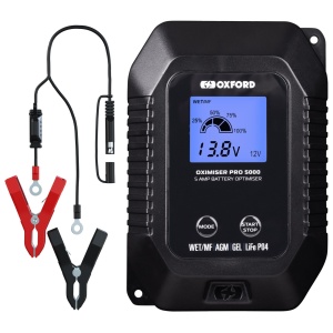 Redresor baterie inteligent Oxford Oximiser Pro 5000 12V pentru motociclete, ATV, scutere