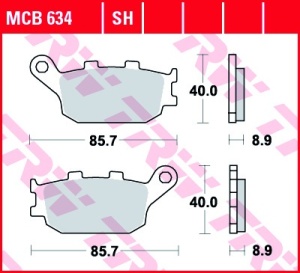 Set placute frana moto KAWASAKI Vulcan S YAMAHA MT-07 HONDA CBF600 CBR600F CBR900RR SUZUKI DL650 - Img 2