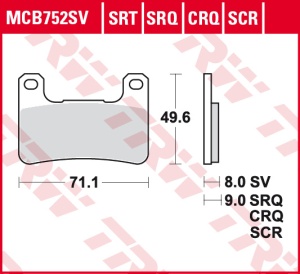 Set placute frana moto KAWASAKI Z1000SX ABS SUZUKI GSX-R750 GSX1300R Hayabusa - Img 2