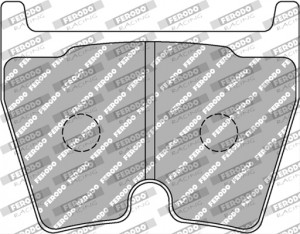 Set Placute Frana Racing