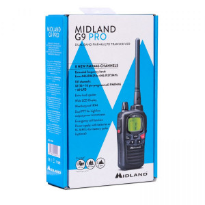 Stație radio PMR portabilă Midland G9 PRO, 32 canale, VOX, Dual PTT - Img 8
