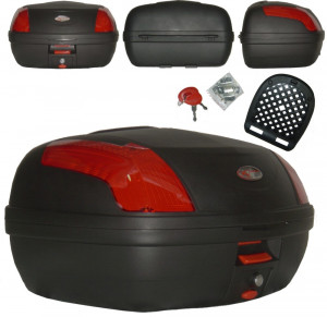 Top case moto, ORLEANS, 46 litri - Negru - Img 3