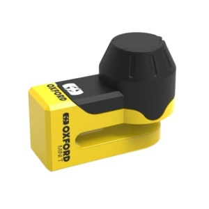 Antifurt moto/blocator disc de frână Mini Titan OXFORD culoare galben/negru