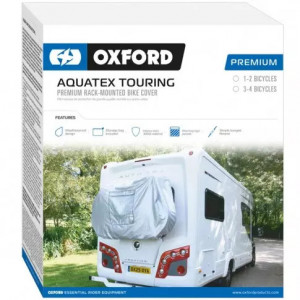 Husa pentru 3-4 biciclete Oxford Aquatex Touring Premium, argintiu - Img 2