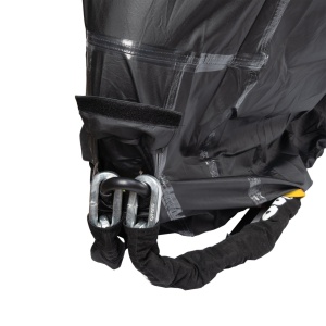 Husa Protectie Moto Impermeabila & Rainex& Oxford, Negru/Argintiu, S - Img 3