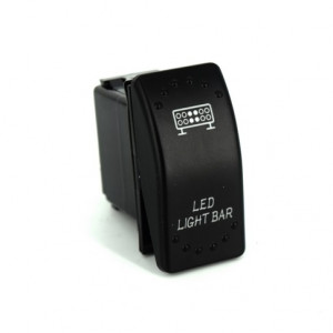 Intrerupator ”LED LIGHT BAR” pentru Off-Road, ATV, SSV, QUAD - Img 1