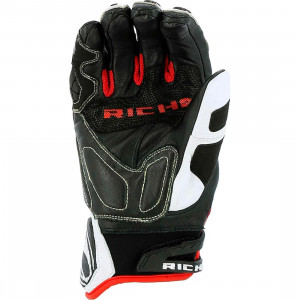 Manusi moto Richa Stealth - negru/alb/rosu - Img 2
