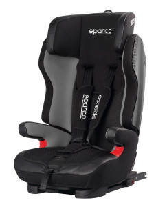 Scaun auto pentru copii SPARCO SPRO 700BL, 9-36 kg , cu sistem ISOFIX - Negru / Gri - Img 4
