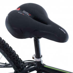 Scaun pentru bicicleta model SPORT, din spuma, cu stop LED incorporat, culoare Neagra - Img 2