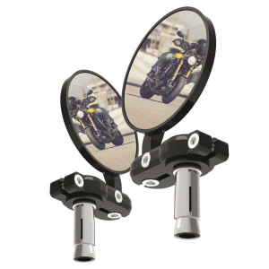 Set oglinzi moto Oxford Bar - Negru
