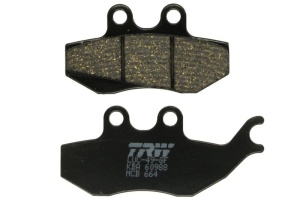 Set placute frana moto ORGANIC - APRILIA ETX, MX, PEGASO, RS, RX; GILERA D.N.A, RUNNER 50-250