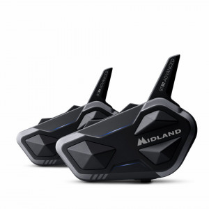 Sistem de comunicare Midland BTR1 Advance-twin pentru casca moto - Img 1