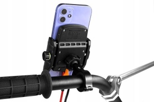 Suport pentru motocicletă cu încărcător de telefon - R9W-PD Wireless - PD - Img 2