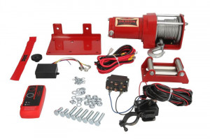 Troliu electric ATV 2500 lb 1133 kg cablu otel - 10 m Dragon Winch - Img 1