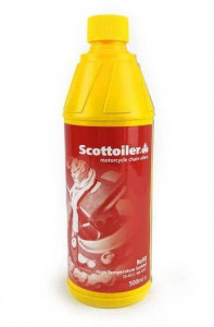 Ulei special SCOTTOILER pentru ungere la temperaturi ridicate - Rosu - 500ml - Img 1