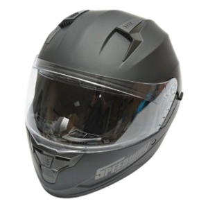 Casca moto integrala negru mat cu viziera transparenta si ochelari de soare, marimea L, model Arcane II - Img 2