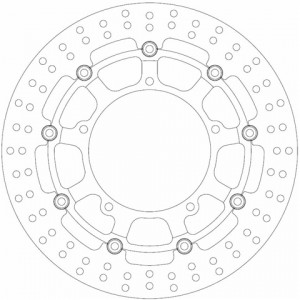 Disc Frana Fata Moto - Fmd 0281Rx - Ferodo YAMAHA YZF-R6 YZF-R1 M - Img 2