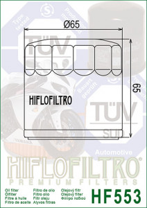 Filtru ulei HIFLO pentru motociclete, HF553 - Benelli 899,900,1130 - Img 4