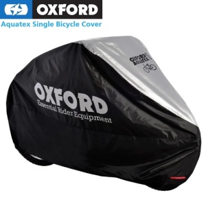 Husa Bicicleta Oxford Aquatex pentru 1 bicicleta Negru Argintiu - CC100 - Img 4