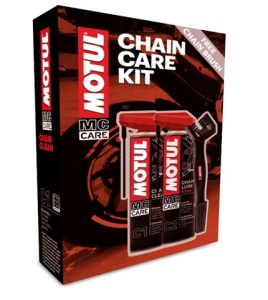 Kit Complet de Curatare si Intretinere Lant ROAD (Spray C1 + C2 + Perie) - Motul - Img 3