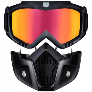 Masca de Protectie cu Ochelari Detasabili, cu destinatie Moto, ATV, SSV, QUAD - Img 6