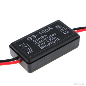 Modul Strobo Flash pentru lampa Stop Frana, alimentare 12V - 24V, auto, moto, camion