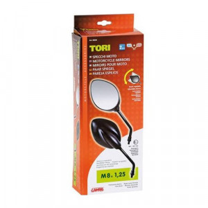 Pereche oglinzi motocicleta, Lampa