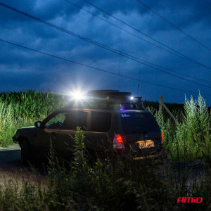 Proiector LED pentru Off-Road, ATV, SSV, culoare 6500K, 28 LED-uri, tensiune 9 - 36V, dimensiune 136 x 80 mm - Img 2