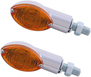 Set lampi semnalizare moto mini Cateye, 2 buc - Img 2