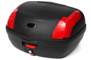 Top case moto, ORLEANS, 46 litri - Negru