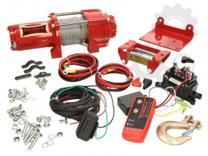 Troliu electric ATV, 3500 lb/ 1588 kg, cablu otel - 15 m, Dragon Winch - Img 1