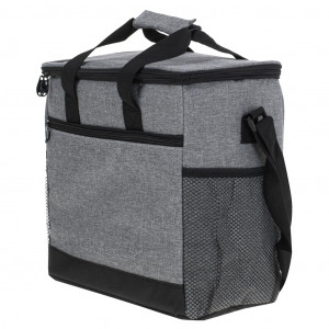 Geanta termoizolanta pentru picnic sau plaja, capacitate 16l, culoare Gri - Img 6