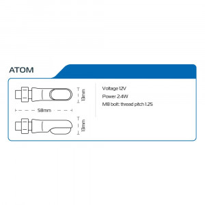 Indicatoare Oxford ATOM Mini (inclusiv 2 rezistențe) - Img 2