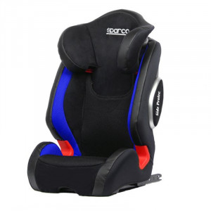 Scaun copii SPARCO F1000K PREMIUM - Negru / Albastru - Img 1