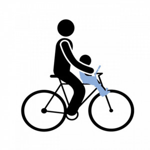 Scaun pentru copii - Thule Yepp Mini Ocean, cu montare pe bicicleta in fata - Img 5