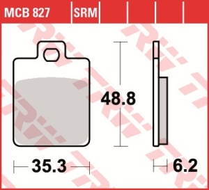 Set placute frana moto ORGANIC - GILERA RUNNER, Piaggio/Vespa - Img 3