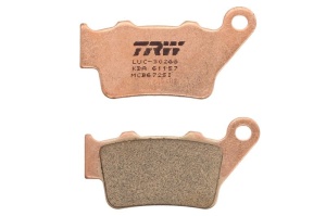 Set placute frana moto YAMAHA WR125 R X KTM Adventure 640R Duke 690 EXC 450 - Img 2