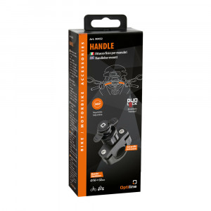 Suport telefon pentru motocicleta Lampa Opti Handlem 16-32 mm, Negru - Img 4
