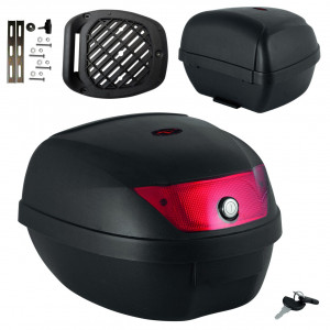 Top case moto, MULTIFIX, 28 litri - Negru - Img 2