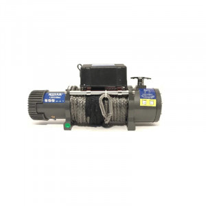 Troliu auto Husar Winch 12000Lbs 5443KG cu sufa sintetica telecomanda cu fir si wireless - Img 3