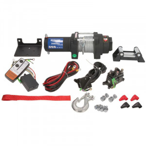 Troliu electric ATV, 3500 lb / 1589 kg, 12 m, HUSAR - cablu otel