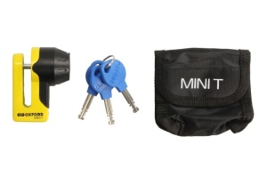 Antifurt moto/blocator disc de frână Mini Titan OXFORD culoare galben/negru - Img 9
