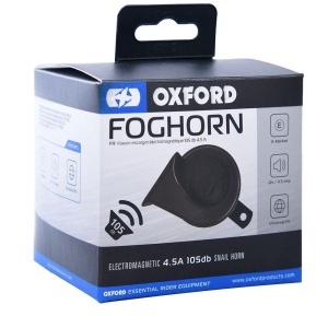 Claxon pentru motocicletă Oxford Foghorn 12V, negru - Img 2