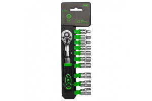 Clichet Cu 72 Dinti 1/4` Cu Set Tubulare Hex. Jbm - Img 1